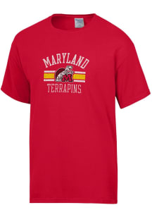 Gear For Sports Maryland Terrapins Womens Red Arch Short Sleeve T-Shirt