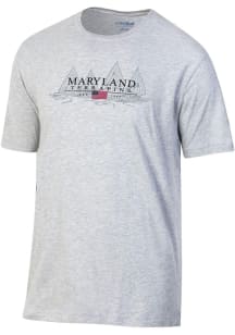 Gear For Sports Maryland Terrapins Grey Coastal Short Sleeve T Shirt