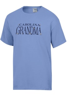 Gear For Sports North Carolina Tar Heels Womens Light Blue Floral Grandma Short Sleeve T-Shirt