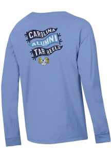 Gear For Sports North Carolina Tar Heels Light Blue Vintage Pennant Long Sleeve T Shirt