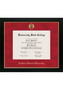Northern Illinois Huskies Medallion Manchester Diploma Frame - Red