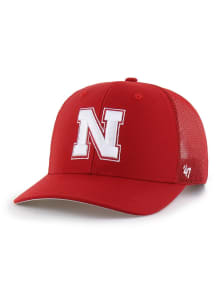 47 Nebraska Cornhuskers Tonal Mesh Trucker Adjustable Hat - Red