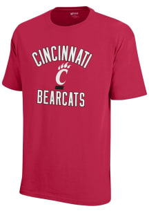 Cincinnati Bearcats Red Number One Short Sleeve T Shirt