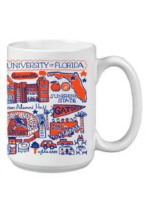 Florida Gators 15oz Julia Gash Ceramic Mug - White