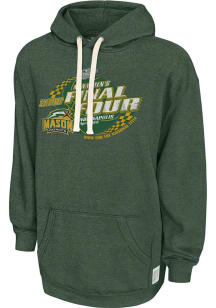 Original Retro Brand George Mason University Mens Green Softee Pullover Long Sleeve Hoodie