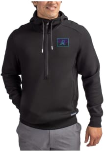 Cutter and Buck Arizona Diamondbacks Mens Black City Connect Roam Hood
