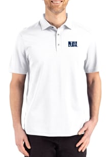 Cutter and Buck Jackson State Tigers Mens White Advantage Refresh Short Sleeve Polo