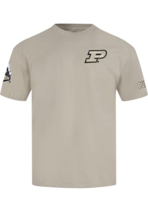 Pro Standard Purdue Boilermakers Brown Neutral Short Sleeve Fashion T Shirt