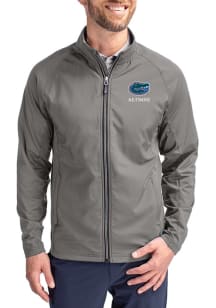 Cutter and Buck Florida Gators Mens Graphite Alumni Adapt Eco Medium Weight Jacket