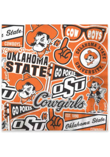 Oklahoma State Cowboys 6.5" 25 pk Square Napkins