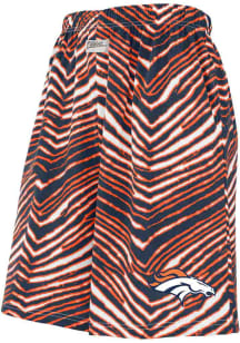 Denver Broncos Mens Blue Retro Original 88 Shorts