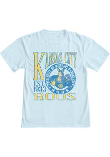 Blue 84 UMKC Roos Blue Overdyed First Dibs Short Sleeve T Shirt