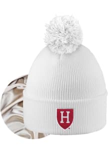 LogoFit Harvard Crimson White Monroe Womens Knit Hat