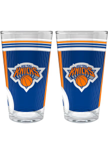New York Knicks 2pc Set Pint Glass - White