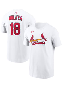 Jordan Walker St Louis Cardinals White Home Short Sleeve Player T Shirt