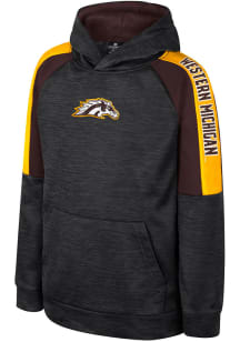 Colosseum Western Michigan Broncos Youth Grey Rylos Long Sleeve Hoodie