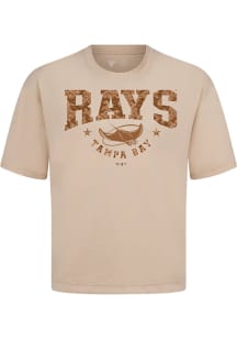 Levelwear Tampa Bay Rays Oatmeal Signature Knit Archway Camo Short Sleeve Fashion T Shirt