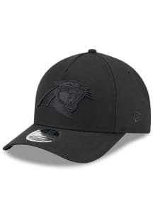 New Era Carolina Panthers Tonal 9FORTY Modern Crown A-Frame Adjustable Hat - Black
