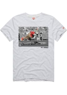 Homage Kansas City Chiefs Ash KC Wolf Pay Homage Short Sleeve Fashion T Shirt