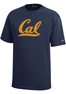 Champion Cal Golden Bears Youth Navy Blue Core Short Sleeve T-Shirt