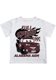 Vive La Fete Alabama A&M Bulldogs Toddler White Full Speed Short Sleeve T-Shirt