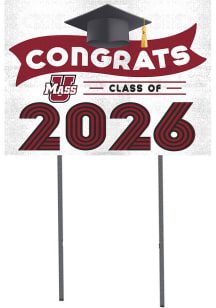 Massachusetts Minutemen KH Sports Fan Class of 2026 Yard Sign - Maroon