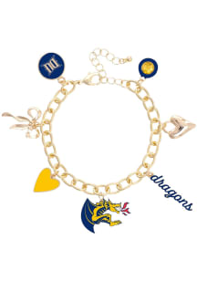 Drexel Dragons Enamel Icons Charm Womens Bracelet