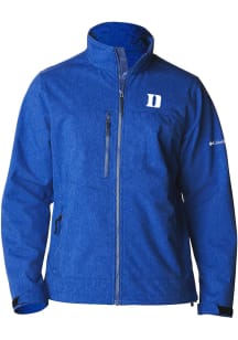 Columbia Duke Blue Devils Mens Blue Heat Seal Ascender Medium Weight Jacket