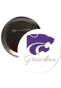 K-State Wildcats 3" Grandma Button - Purple