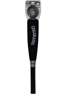 Colorado Rockies Team Color And Decals Bat and Ball Set