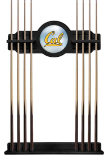 Cal Golden Bears Solid Wood Cue Rack Pool Table
