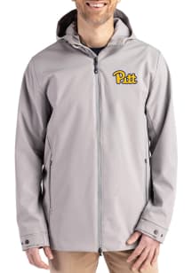 Cutter and Buck Pitt Panthers Mens Grey Camano Light Weight Jacket