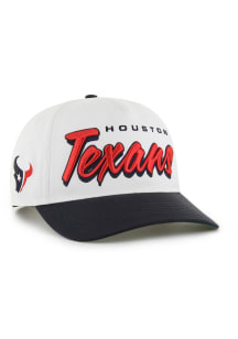 47 Houston Texans Drop Shadow Hitch RF Adjustable Hat - White