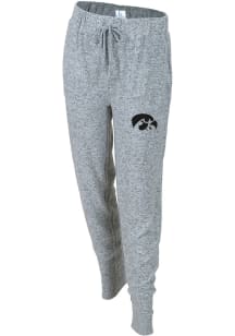 Iowa Hawkeyes Womens Cuddle Grey Sweatpants