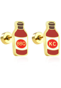 Kansas City EB & Co BBQ Stud Womens Earrings