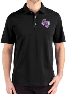 Cutter and Buck SFA Lumberjacks Black Advantage Refresh Pique Big and Tall Polo