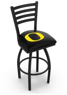 Oregon Ducks High Back Swivel Pub Stool - Black