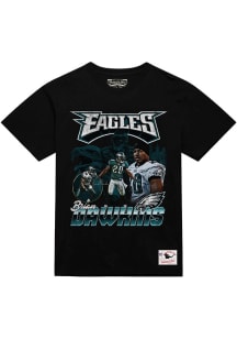 Brian Dawkins Philadelphia Eagles Black Collage Short Sleeve Fashion Player T Shirt