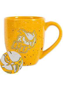 Rowan University 16oz Speckle Ceramic Mug - Gold