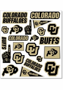 Colorado Buffaloes 8"x10" Stickers - Black