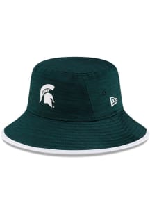 New Era Michigan State Spartans Green Digitech Drawstring Mens Bucket Hat