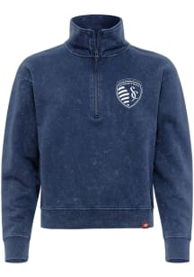 Sporting Kansas City Womens Blue Iggy Qtr Zip