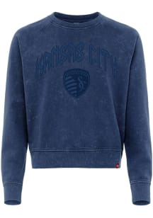 Sporting Kansas City Womens Blue Stevie Crew Sweatshirt