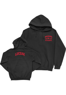 Ava Luczak Miami RedHawks Mens Black NIL Victory Player Hood