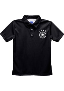 Vive La Fete Germany National Team Youth Black Dave Short Sleeve Polo Shirt