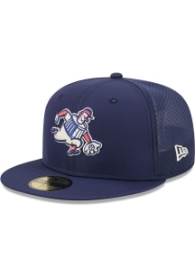 New Era Milwaukee Brewers Mens Blue City Connect Batting Practice 59FIFTY Fitted Hat