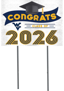 West Virginia Mountaineers KH Sports Fan Class of 2026 Yard Sign - Navy Blue