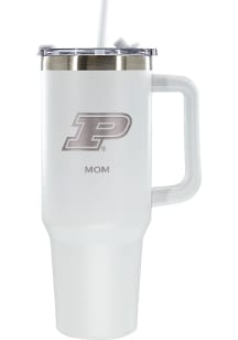 The Memory Company Purdue Boilermakers Mom 40oz Stainless Steel Tumbler - White