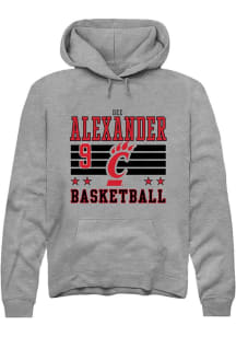 Dee Alexander Cincinnati Bearcats Mens Grey NIL Striped Player Hood