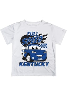 Vive La Fete Kentucky Wildcats Infant Full Speed Short Sleeve T-Shirt White